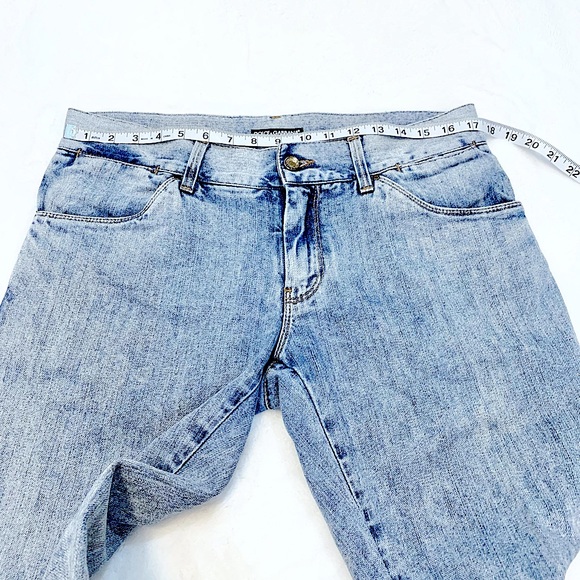 Dolce & Gabbana Blue Wash Denim women’s jeans Size IT-48 US-12 waist 32-33 - Picture 14 of 16